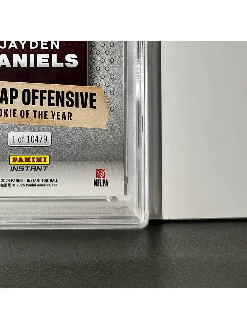 Jayden Daniels 2024 Panini NFL AP Offensive Rookie of the Year Commanders PSA 10